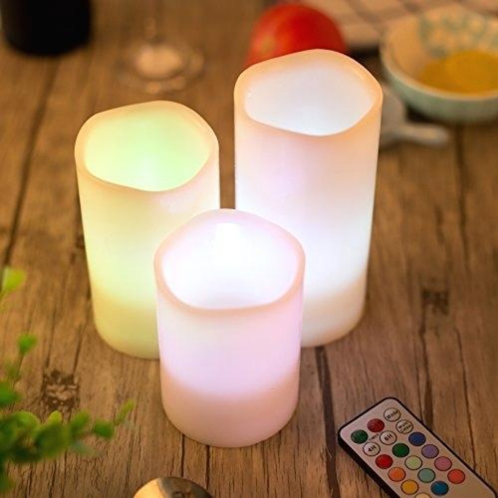 Flameless candle set